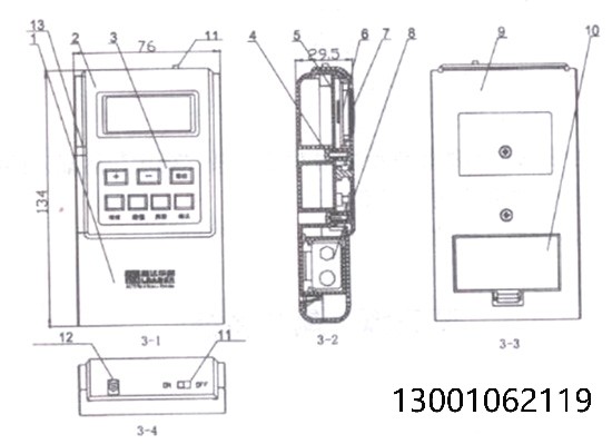 LD128EN-100电子编码器结构图